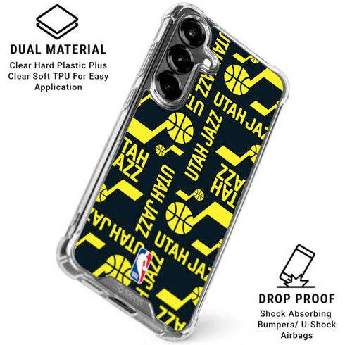 NBA Utah Jazz Blast Galaxy S26 Clear Case