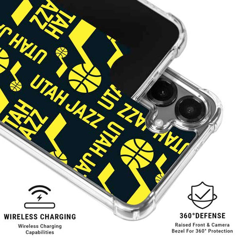 NBA Utah Jazz Blast Galaxy S26 Plus Clear Case