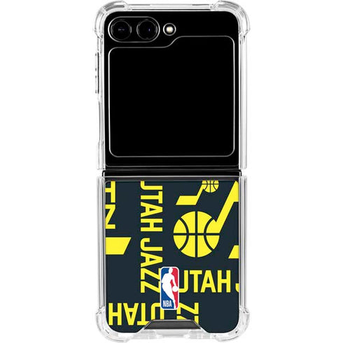 NBA Utah Jazz Blast Galaxy Z Flip5 5G Clear Case