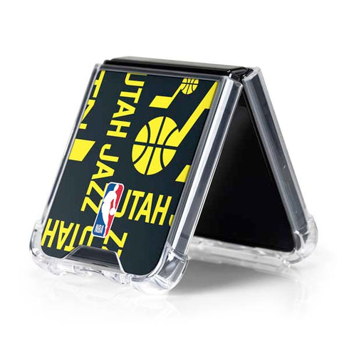 NBA Utah Jazz Blast Galaxy Z Flip5 5G Clear Case