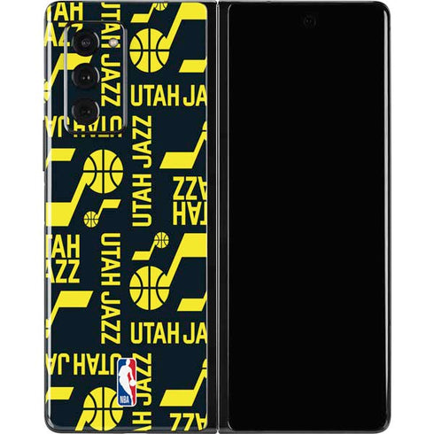 NBA Utah Jazz Blast Galaxy Z Fold2 5G Skin