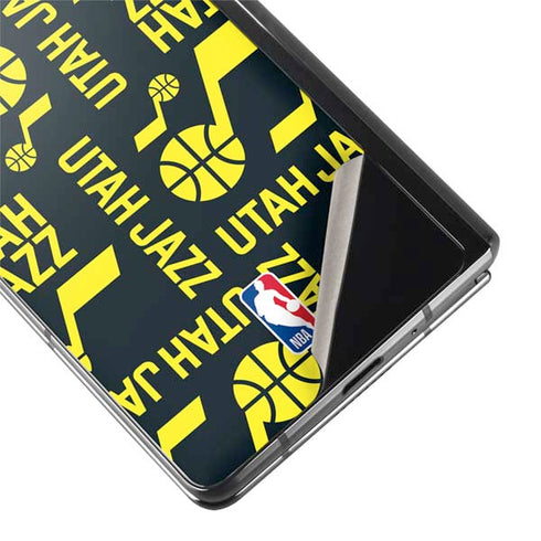 NBA Utah Jazz Blast Galaxy Z Fold2 5G Skin