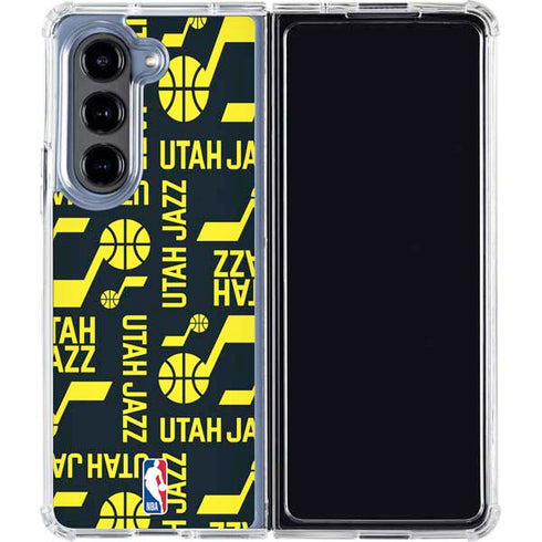 NBA Utah Jazz Blast Galaxy Z Fold5 5G Clear Case
