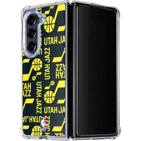 NBA Utah Jazz Blast Galaxy Z Fold5 5G Clear Case
