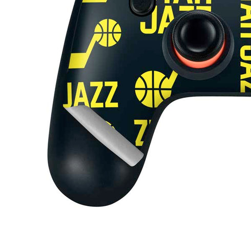 NBA Utah Jazz Blast Google Stadia Controller Skin