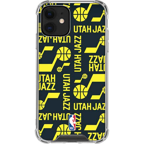NBA Utah Jazz Blast iPhone 12 Clear Case