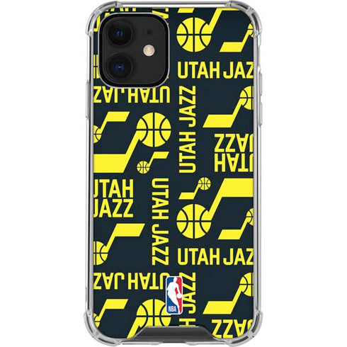 NBA Utah Jazz Blast iPhone 12 Mini Clear Case