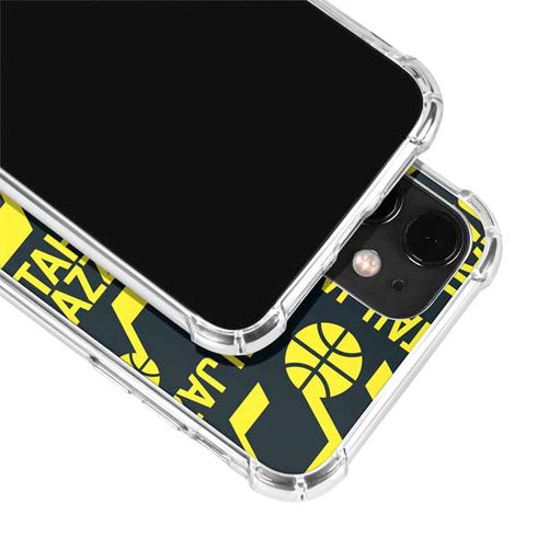 NBA Utah Jazz Blast iPhone 12 Mini Clear Case