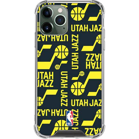 NBA Utah Jazz Blast iPhone 12 Pro Clear Case
