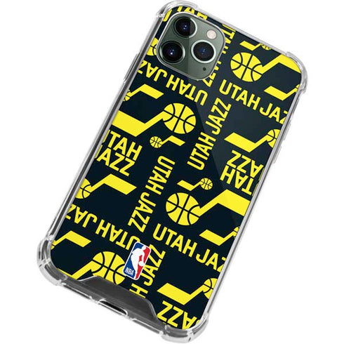 NBA Utah Jazz Blast iPhone 12 Pro Clear Case