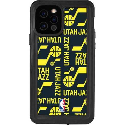 NBA Utah Jazz Blast iPhone 12 Pro Waterproof Case