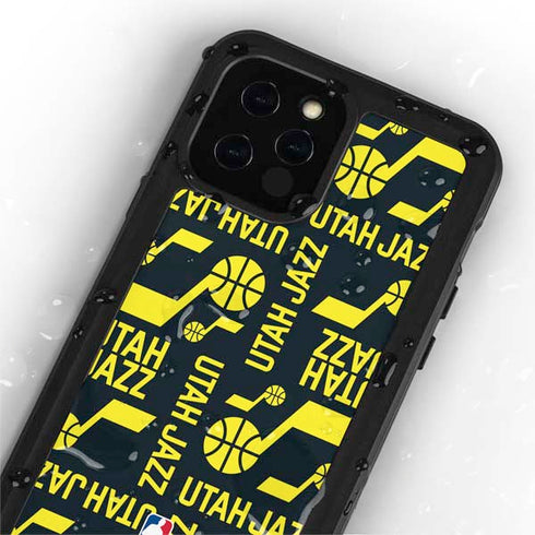 NBA Utah Jazz Blast iPhone 12 Pro Waterproof Case