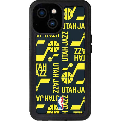 NBA Utah Jazz Blast iPhone 13 Mini Waterproof Case