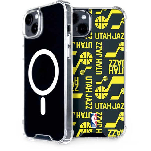 NBA Utah Jazz Blast iPhone 14 Plus MagSafe Case