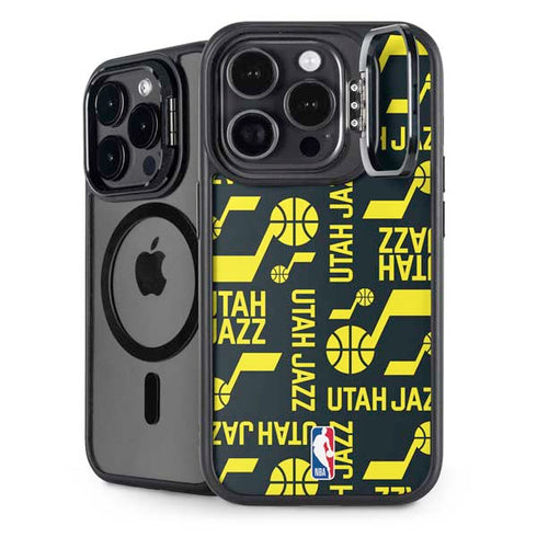 NBA Utah Jazz Blast iPhone 14 Pro Kickstand Case