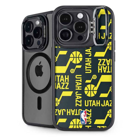 NBA Utah Jazz Blast iPhone 14 Pro Max Kickstand Case
