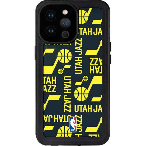 NBA Utah Jazz Blast iPhone 14 Pro Max Waterproof Case