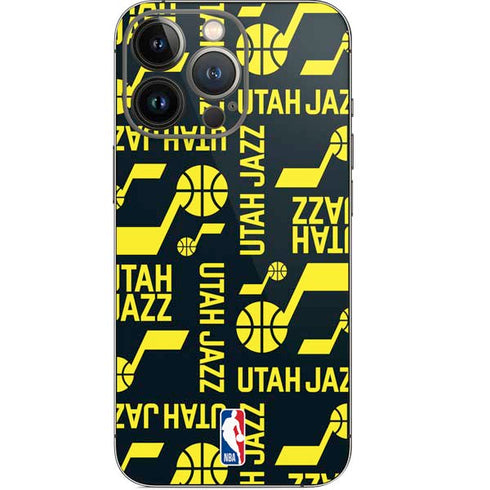 NBA Utah Jazz Blast iPhone 14 Pro Skin