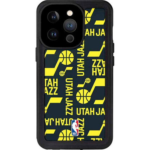 NBA Utah Jazz Blast iPhone 14 Pro Waterproof Case