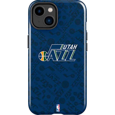 NBA Utah Jazz Blast iPhone 15 Impact Case