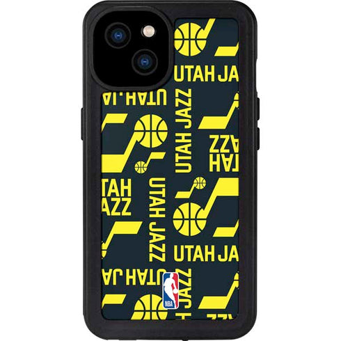 NBA Utah Jazz Blast iPhone 15 Plus Waterproof Case