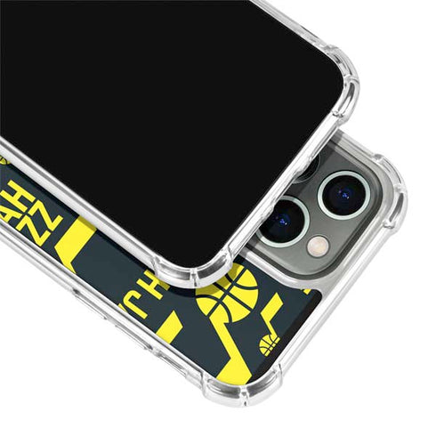 NBA Utah Jazz Blast iPhone 15 Pro Clear Case