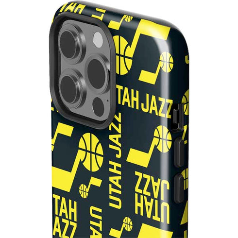 NBA Utah Jazz Blast iPhone 15 Pro Impact Case