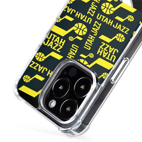 NBA Utah Jazz Blast iPhone 15 Pro MagSafe Case