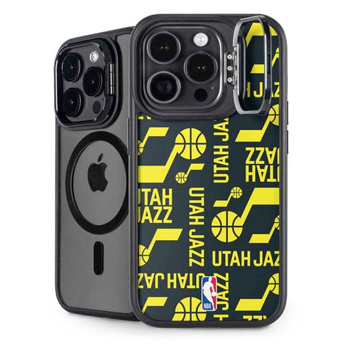 NBA Utah Jazz Blast iPhone 15 Pro Max Kickstand Case