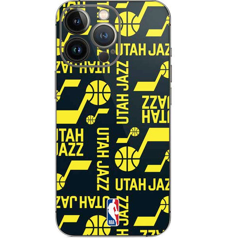 NBA Utah Jazz Blast iPhone 15 Pro Skin