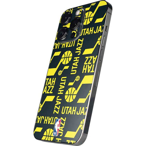 NBA Utah Jazz Blast iPhone 15 Pro Skin