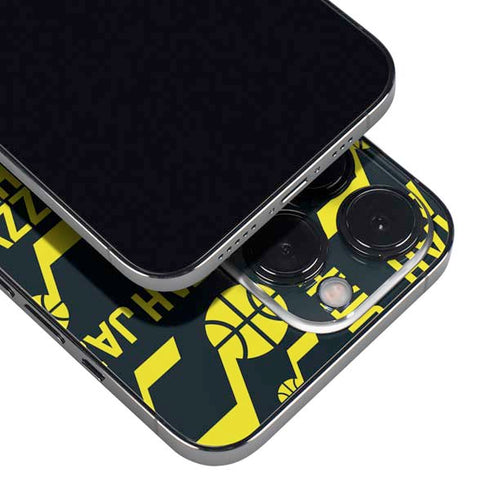 NBA Utah Jazz Blast iPhone 15 Pro Skin