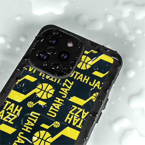 NBA Utah Jazz Blast iPhone 15 Pro Waterproof Case