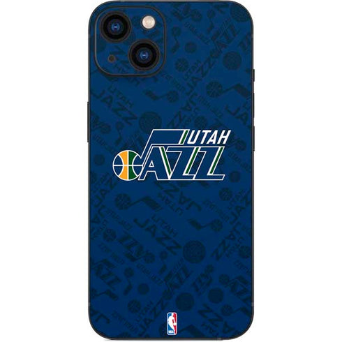 NBA Utah Jazz Blast iPhone 15 Skin