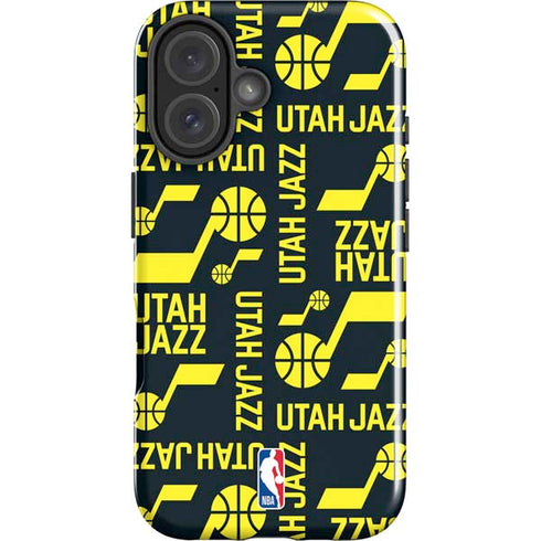 NBA Utah Jazz Blast iPhone 16 Impact Case