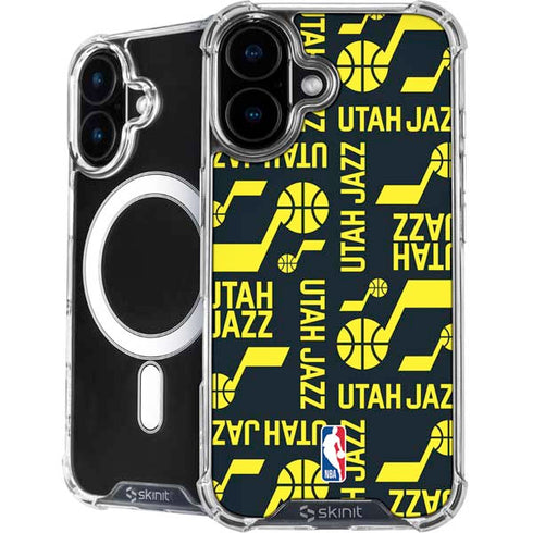NBA Utah Jazz Blast iPhone 16 MagSafe Case