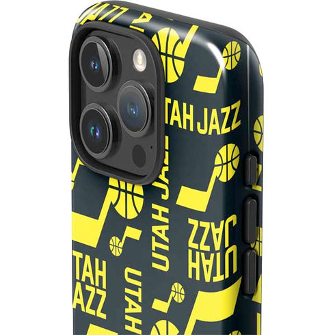 NBA Utah Jazz Blast iPhone 16 Pro Impact Case
