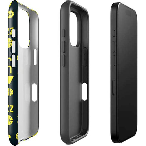 NBA Utah Jazz Blast iPhone 16 Pro Impact Case