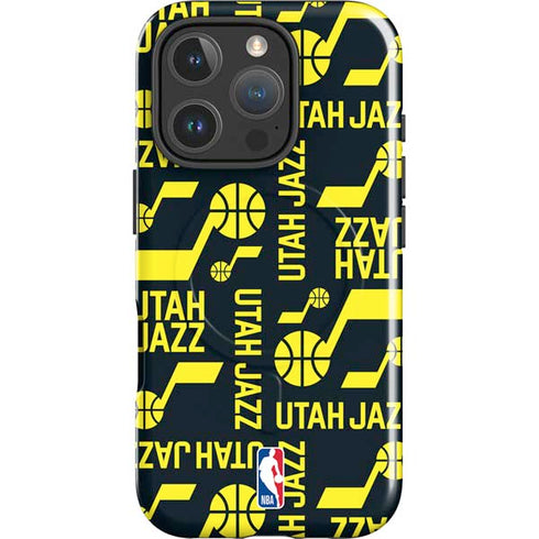 NBA Utah Jazz Blast iPhone 16 Pro Magsafe Impact Case