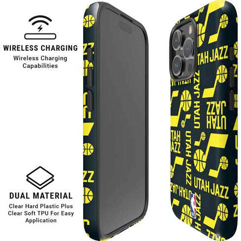 NBA Utah Jazz Blast iPhone 16 Pro Magsafe Impact Case