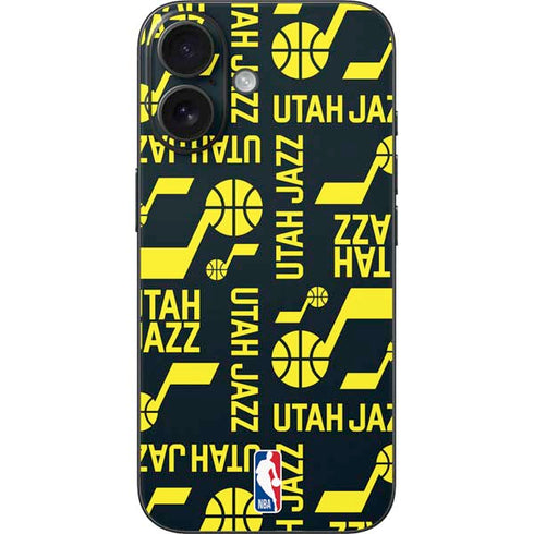 NBA Utah Jazz Blast iPhone 16 Skin