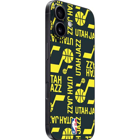 NBA Utah Jazz Blast iPhone 16 Skin