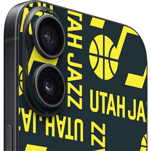 NBA Utah Jazz Blast iPhone 16 Skin