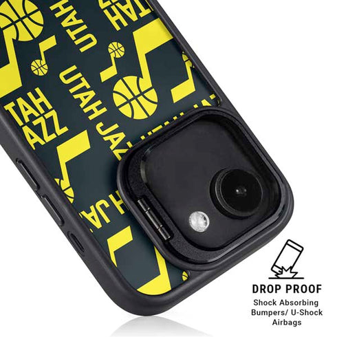 NBA Utah Jazz Blast iPhone 16e Kickstand Case