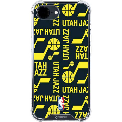 NBA Utah Jazz Blast iPhone 16e Clear Case