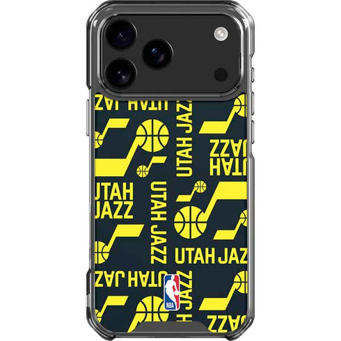 NBA Utah Jazz Blast iPhone 18 Pro Max Clear Case
