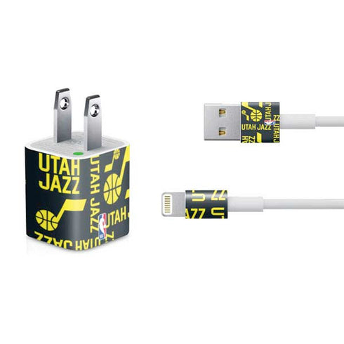 NBA Utah Jazz Blast iPhone Charger (5W USB) Skin