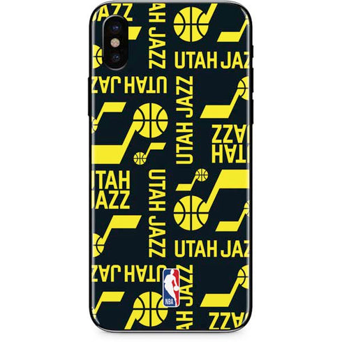 NBA Utah Jazz Blast iPhone X Skin