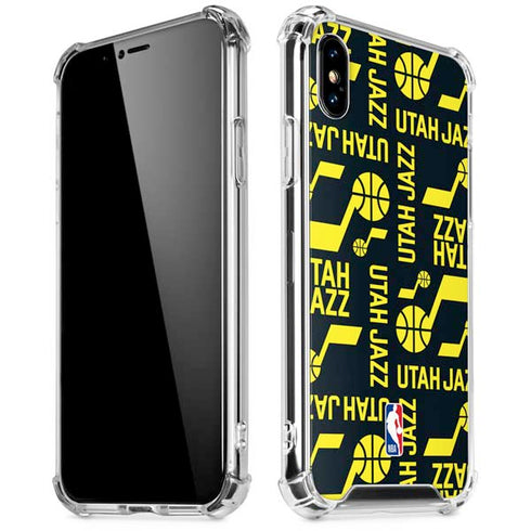 NBA Utah Jazz Blast iPhone X/XS Clear Case