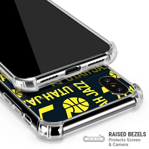 NBA Utah Jazz Blast iPhone X/XS Clear Case